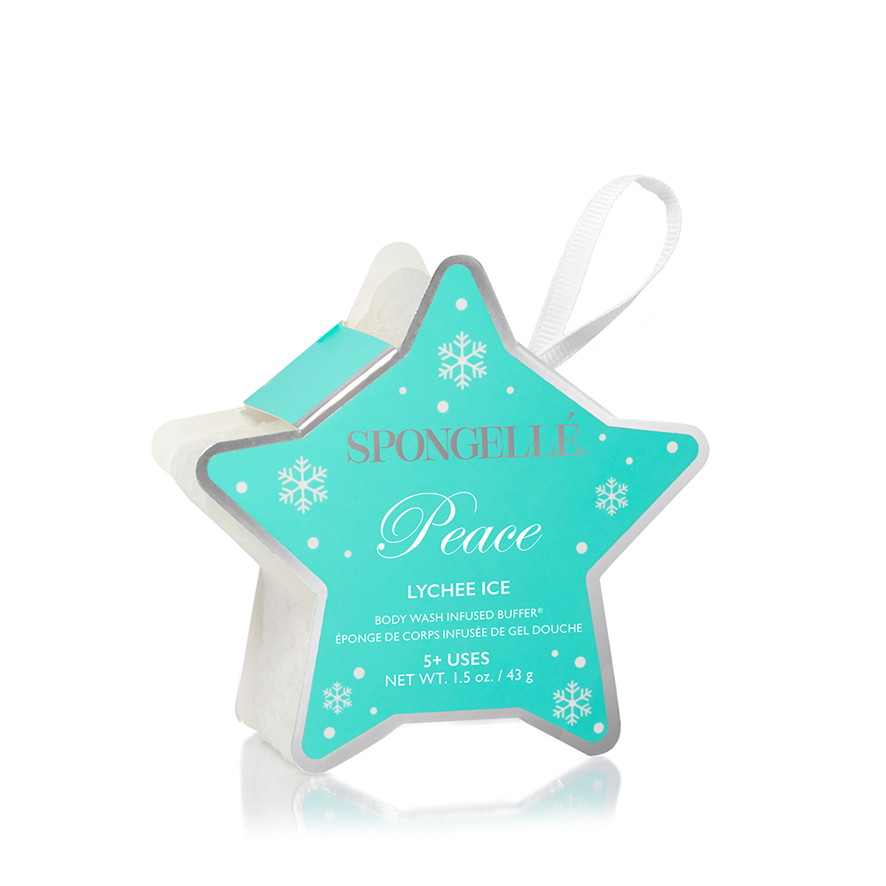 Spongelle Peace | Holiday Star Ornament