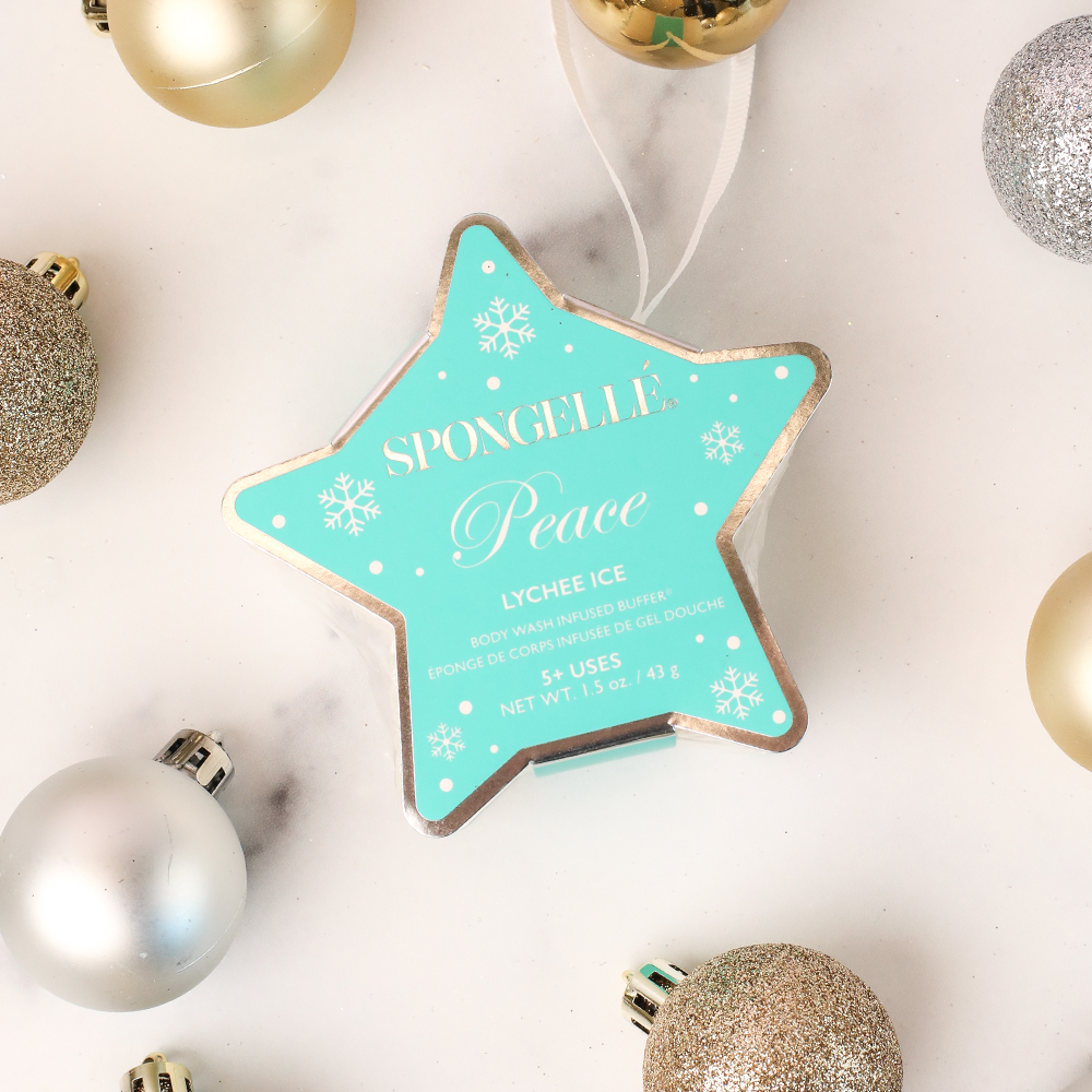 Spongelle Peace | Holiday Star Ornament