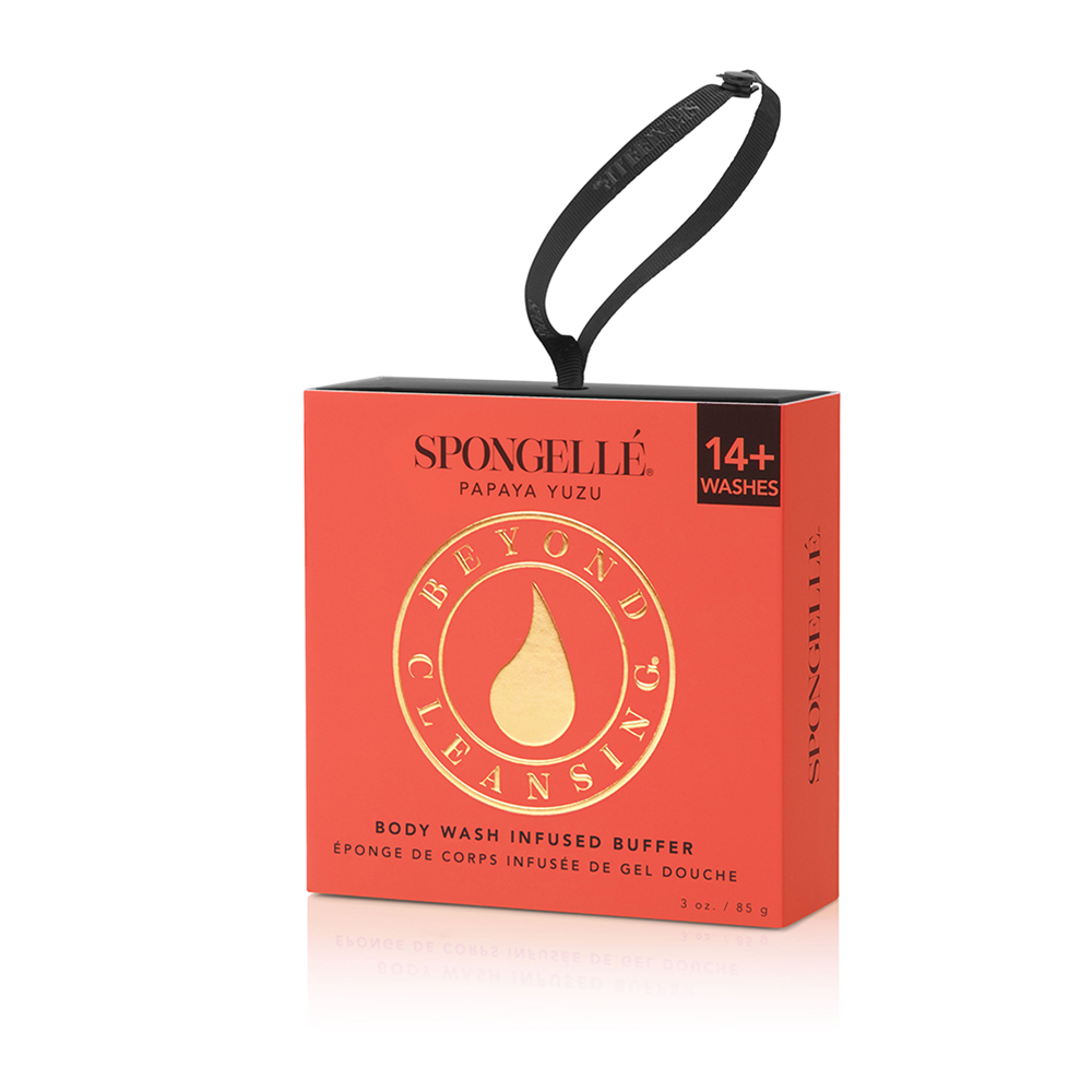 Spongelle Papaya Yuzu Boxed Flower Sponge