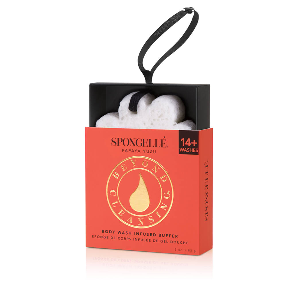 Spongelle Papaya Yuzu Boxed Flower Sponge
