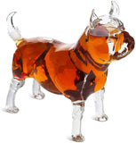 Pug Bulldog Animal Whiskey and Wine Decanter