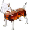Pug Bulldog Animal Whiskey and Wine Decanter