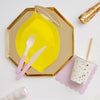 Pink Wooden Cutlery Set (x24)