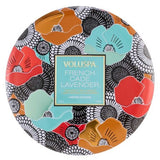 Voluspa French Cade & Lavender 3 Wick Tin Candle